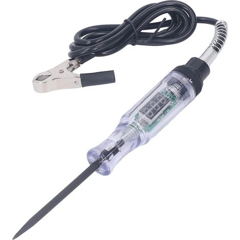 Testeur De Tension 3V‑70V, Testeur De Circuit Automobile, Stylo Testeur électrique Sensible à Affichage Numérique De Mesure Précise avec Clip pour Voitures (1/5)