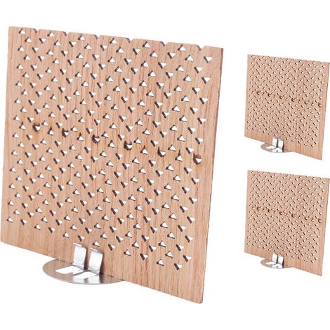 Lot de 3 mèches en bois de 7 x 6 cm pour la fabrication de bougies artisanales. (1/5)