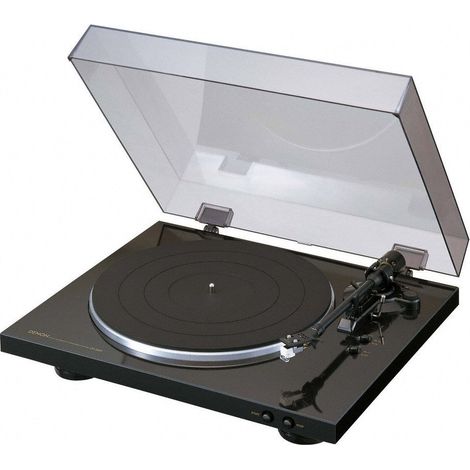 Giradiscos HiFi Tocadiscos Automático DENON DP-300F BLACK   Negr