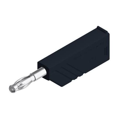 Fiche banane mâle Ø de la broche: 4 mm SKS Hirschmann LAS N WS 934100100 noir 1 pc(s) D23740 (1/2)