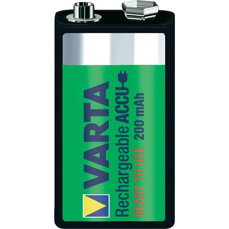 BATTERIA ricaricabile 9V VARTA ACCU 200 mAh 1 pz