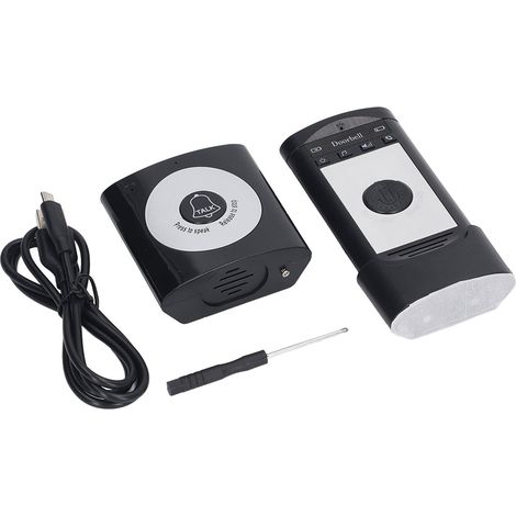 Interphone vocal sans fil, sonnette bidirectionnelle, étanche, système de contrôle d'accès pour la sécurité de la maison