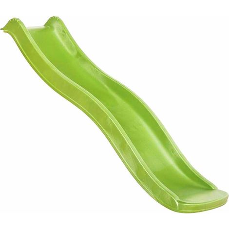Toboggan avec vague 175 cm – Glissière en PEHD – Système de mise en eau par tuyau d'arrosage – Poignées antidérapantes – KBT (1/5)