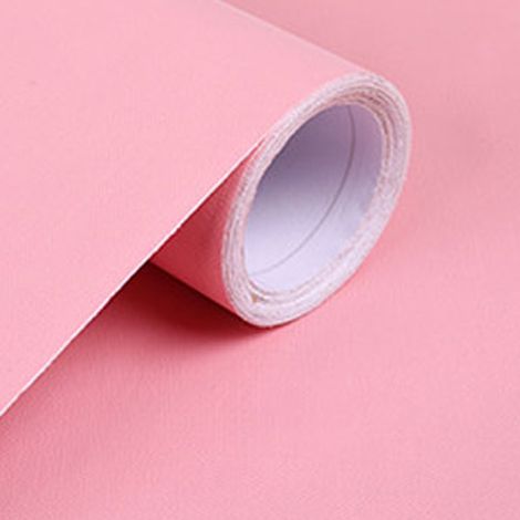 Papier Peint Auto-adhésif - Texture Papier Mat Noir - Imperméable Épais - Répositionnable Sans Dégâts - 50 cm x 300 cm (1/5)