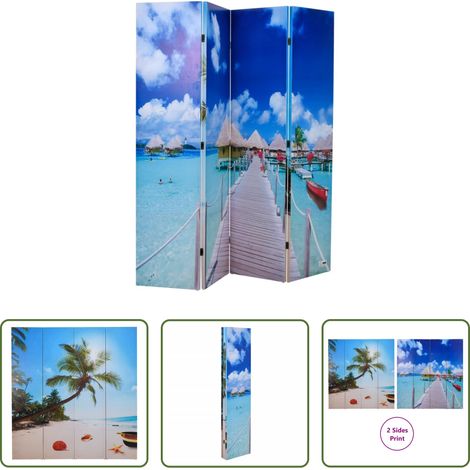 Strand - Raumteiler klappbar 160 x 170 cm Strand (1/5)