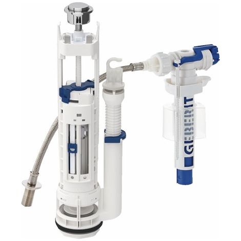 Geberit – Mécanisme de chasse d'eau NEMO solo univers 590 type 290 – Longueur réglable – Pour réservoirs en céramique – Volume de chasse ajustable