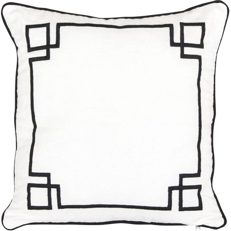 Cuscino the palm resort 40x40cm bianco - Atmosphera créateur d'intérieur