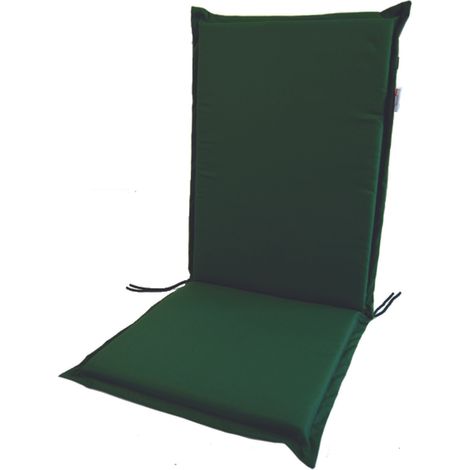 CUSCINO VERDE CON SCHIENALE ALTO