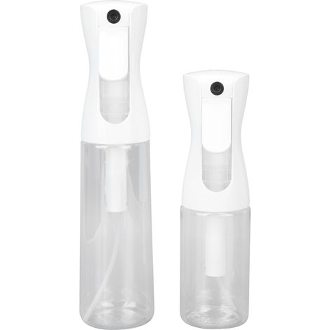 2 Flacons Vaporisateurs Vides 360° Pulvérisation Ergonomique Brumisateur Multifonction pour Salon Coiffure Maison (1/5)