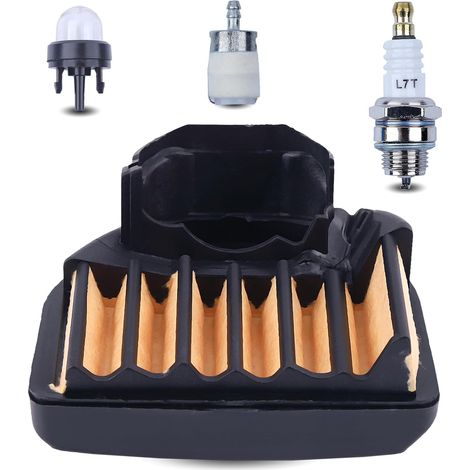 Kit di messa a punto del filtro dell'aria LinDuxe 455 per motosega Husqvarna 455 Rancher 460 Rancher 460 455E 461 Filtro dell'aria + filtro del carburante + candela + pompetta di adescamento Parti di 