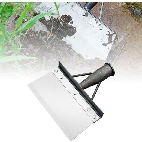Pelle de jardinage multi-usages - MICH - 20 cm - Acier au manganèse - Poignée ajustable - Polyvalente - Compacte (1/3)