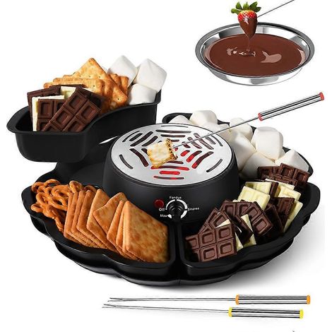 Rôtisseur de guimauves électrique de table, sans flamme, avec prise américaine. (1/5)