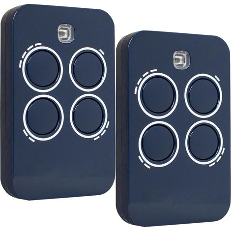 Telecomando compatibile Echo TX4 RC Genius 433 MHz con codice variabile per porta del garage, 2 pezzi (1/4)