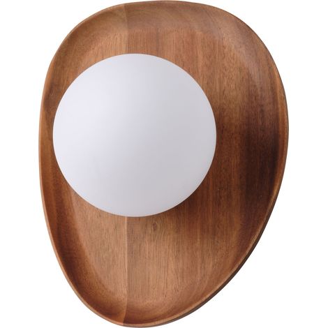 OSRAM Applique Murale  Decor Acacia Nest, Bois d'Acacia Marron, Version G9, Métal, Verre, Câble Textile (1/5)