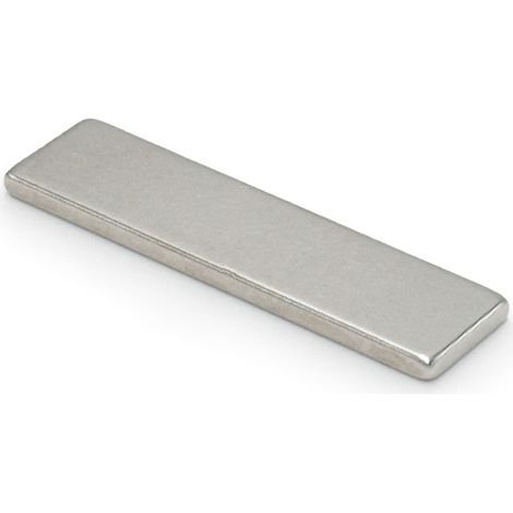 Neodym-Plattenmagnet 40x10x2mm, stark, stabförmig, rechteckig, Hunter