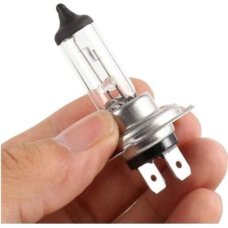 10pcs Ampoule halogène Led 12V H7 55W, Durable Ampoule blanche chaude Feux de route/feux de croisement pour voiture (1/3)