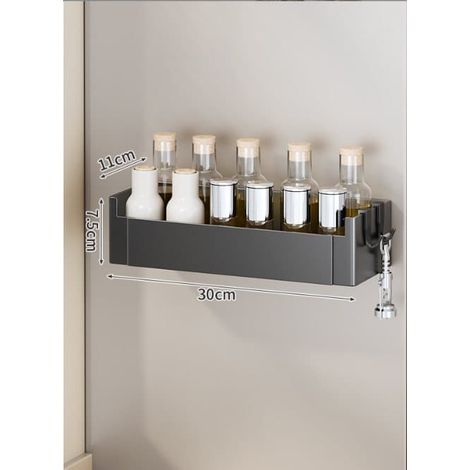 Filiyano-Porte-épices magnétique pour réfrigérateur, porte-essuie-tout auto-adhésif pour cuisine (1/2)