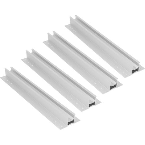 Montagehalterung aus Aluminium für Solarmodule, robustes Set für die Photovoltaik-Montage, solide, wasserdichte und langlebige Montagehalterung. (1/5)