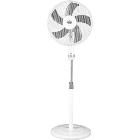 DCG Eltronic MiTA VE1640 Ventilatore a Piantana 40 cm 5 Pale Bianco (1/2)