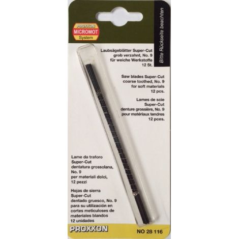 Lames de Scie à chantourner électrique Proxxon 28116