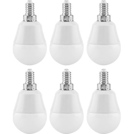 Lot 6 ampoules E12 5W – LED – salle bain / vanité / miroir – lumière jour – AC85-265V – chambre (1/5)