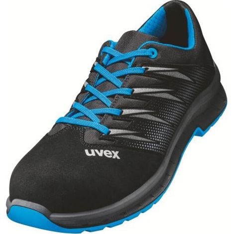 uvex Halbschuhe 2 trend S2 blau schwarz Weite 12 Größe 35 (1/3)