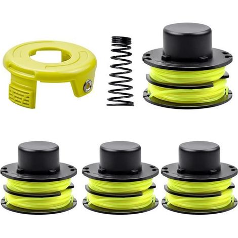 4 bobines fil coupe-bordure compatibles Ryobi RAC118 RAC119, pour RLT3025F, RLT3025S, RLT3525S, RLT2523, Ø1,2mm - 8,4m (1/5)