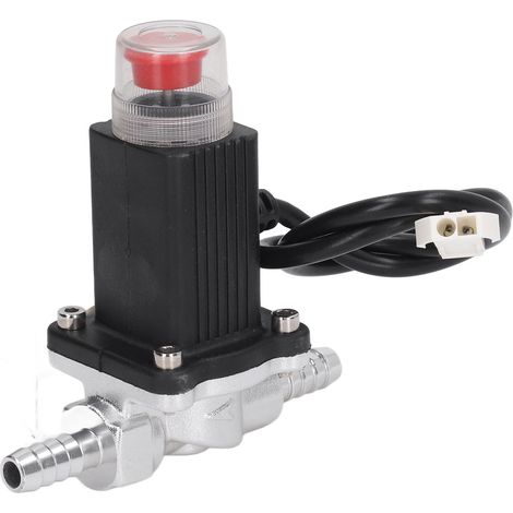 Détecteur de fuite de gaz avec alarme sonore et visuelle, vanne de coupure automatique 12VDC, alimentation AC 90-240V prise UE, kit de sécurité (1/5)
