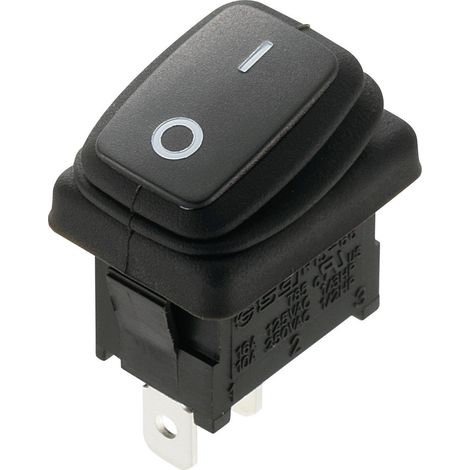 TRU COMPONENTS 1588062 Wippschalter TC-R13-66A8-02 250 V/AC 10 A 1 x Aus/Ein IP65 rastend 1 St.