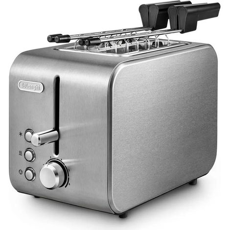 Delonghi CTX 2203 tostadora plata 2 rebanadas 550 W