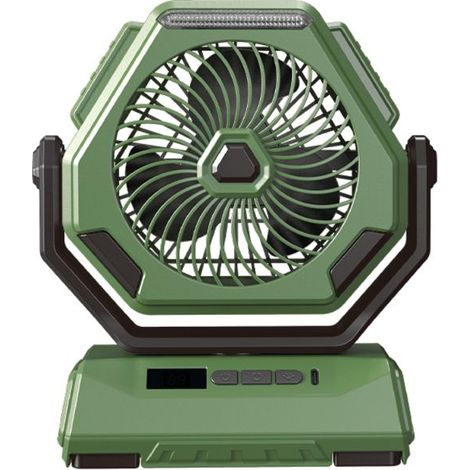 Ventilatore da Campeggio a LED – 15cm – USB – 3 Modalità di + 3 Velocità – Ideale per la Pesca, Giardino, Tenda, Casa (1/5)
