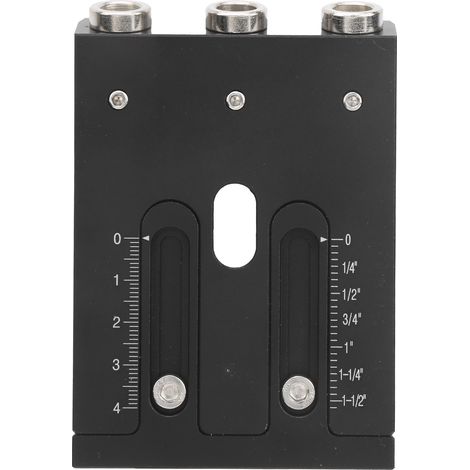 Gabarit de perçage oblique avec guide de positionnement et kit de perçage à angle de 15 degrés pour le travail du bois (1/5)