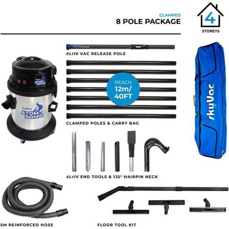 SKYVAC Atom Sonic 8 POLE (12m/40ft) 240V