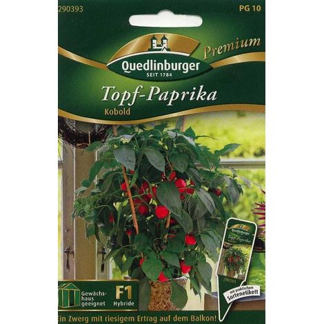 Quedlinburger Topf-Paprika Kobold - Gemüsesamen (1/2)