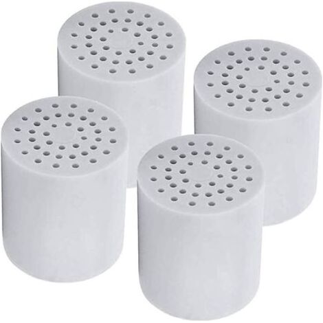 Cartouche Filtrante Douche - 15 Étages - Élimine Chlore Micro-Organismes Eau Dure - Compatible Toutes Douches - Lot de 4 (1/5)