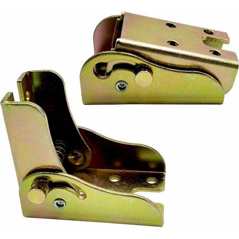 Folding hinge at 90 degrees hinged hinges hidden Table Table Furniture accessories easy to install extension lock for furniture for bed, table, chair, replacement accessories,- (1/5)