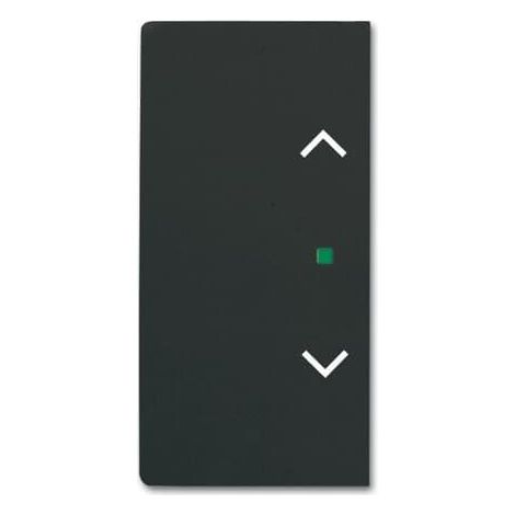 Enjoliveur 1/2 Touche D/G 1 Led 1 Picto Store Futur Lnoir Mat 2CKA006220A0625 ABB BJE520458