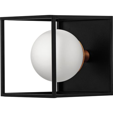 LEDVANCE DECOR Square Badezimmer-Wandleuchte 150X150 IP44, schwarz, G9 Sockel für den Austausch des Leuchtmittels, kann mit einfacher oder smarter Lampe bestückt werden, Schutzklasse IP20 (1/5)