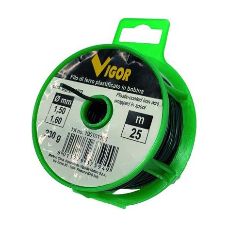 filo zincato e plasticato per legatura 1,6 mm 25 mt