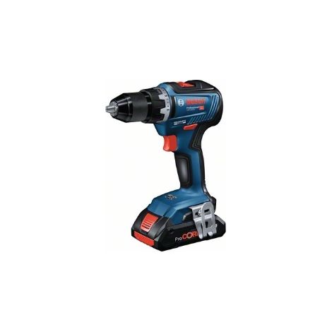 Bosch Professional 18V System GSR 18V-55 - Atornillador a batería (Brushless, 55 Nm, 2 baterías x 2.0 Ah, en L-BOXX) (1/5)