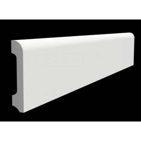 Battiscopa in polimerio duro ard codice jc132 h 7,5 cm x 2 mt