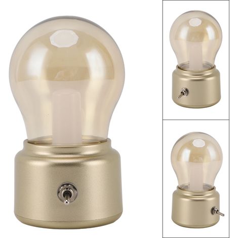 Ampoule LED Vintage, lampe de Table de chevet, petit bureau, chevet respectueux des yeux, pour chambre à coucher, salon, chaud (1/5)