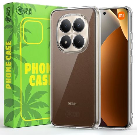 UrbanPalm Hülle für Xiaomi Redmi Note 15 Pro+ 5G, Silikon, Transparent (1/5)
