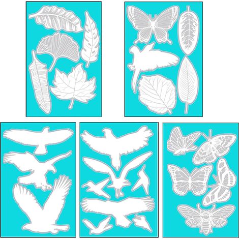 Autocollants de protection blancs, avertissement Anti-collision, feuilles d'oiseaux, autocollants statiques pour fenêtre décorative (1/4)