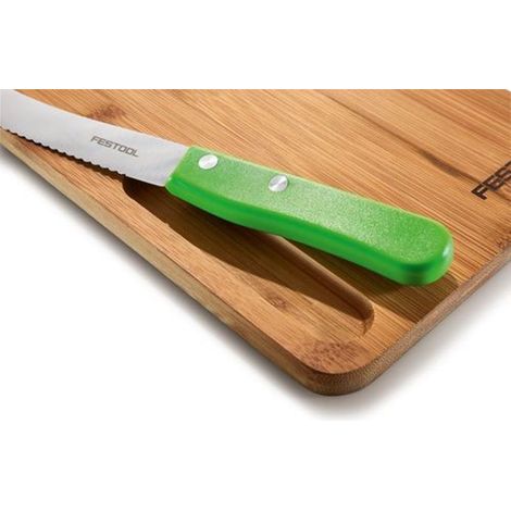 Festool – Planche à découper en bois de bambou 240x160x12mm – Lame universelle denture ondulée – 203992 (1/4)