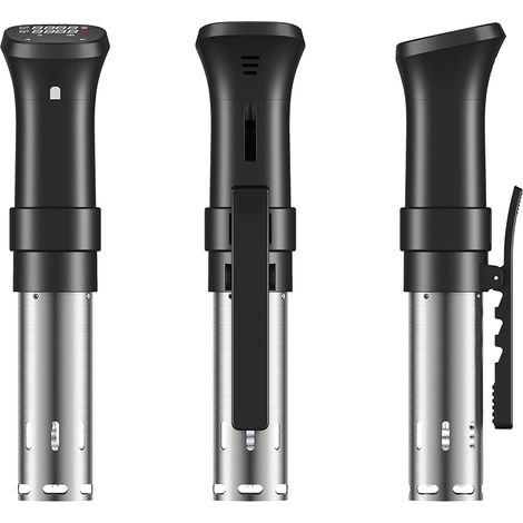 Cuiseur Sous Vide 1100W, Machine de cuisson silencieuse et étanche, avec contrôle précis de la température et du temps, écran d'affichage, livre de recettes. (1/5)