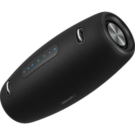Altavoz Bluetooth, 60 W de potencia, diseño portátil, negro, altavoz (1/2)