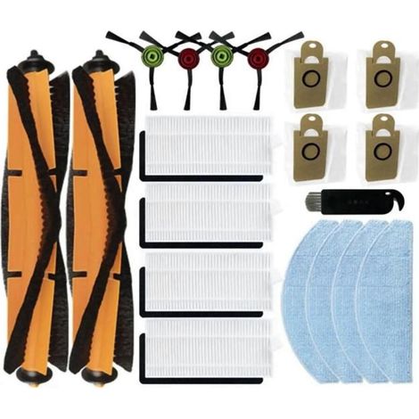 Pour Vistefly M203 Robot Aspirateur Pièces de Rechange Accessoires Brosse Latérale Principale Filtre Hepa Vadrouille Chiffon Sac à (1/5)