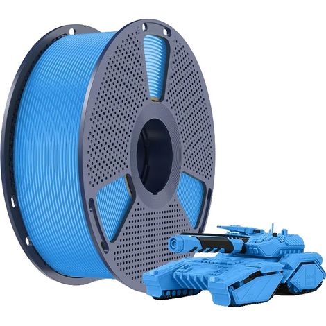 Filamento per stampante 3D, materiale PLA, diametro 1,75 mm, blu (1/2)