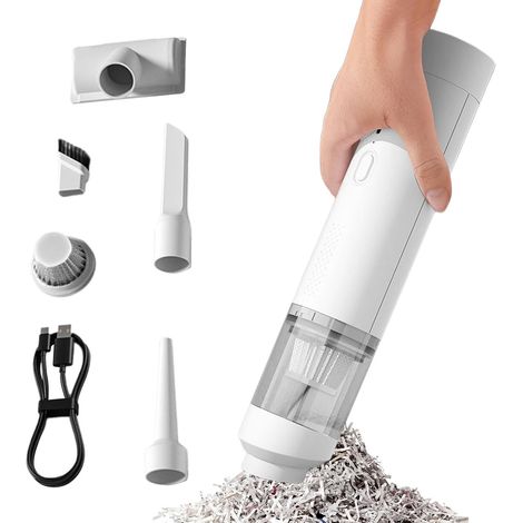 Aspirateur Portable pour Voiture Nettoyage Rapide Aspirateur Voiture Auto Camion Camping-Car Maison Poils D'Animaux Tapis Meubles Clavier Console Siège Camping (1/5)